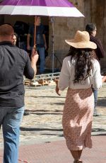 PRIYANKA CHOPRA on the Set of Quantico, Season 3 in Montepulciano 10/11/2017