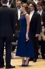 QUEEN LETIZIA OF SPAIN at XXVI Musical Week Closing Concert in Oviedo 10/19/2017