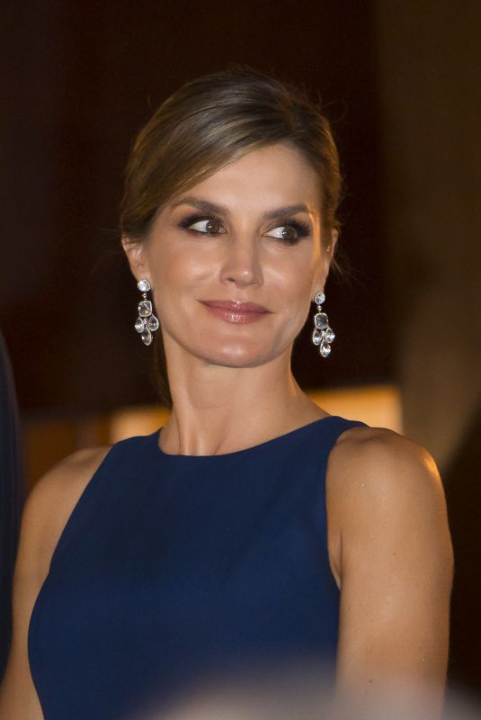 QUEEN LETIZIA OF SPAIN at XXVI Musical Week Closing Concert in Oviedo 10/19/2017