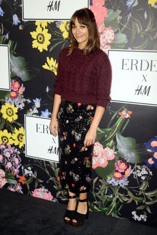 RASHIDA JONES at H&M x Erdem Runway Show & Party in Los Angeles 10/18/2017
