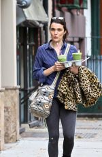 RCHEL WEISZ Makeup Free Out in New York 10/23/2017