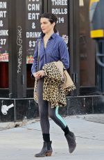 RCHEL WEISZ Makeup Free Out in New York 10/23/2017