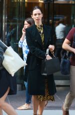 REBECCA HALL Out and About in New York 10/11/2017