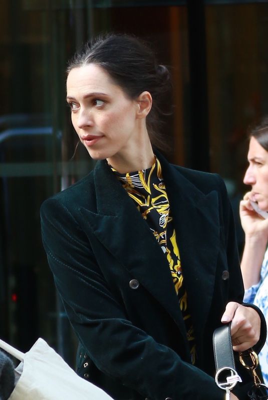 REBECCA HALL Out and About in New York 10/11/2017