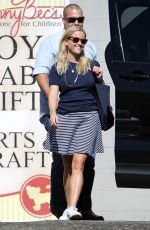 REESE WITHERSPOON in a Skirt Out in Los Angeles 10/22/2017