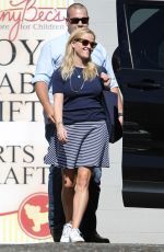 REESE WITHERSPOON in a Skirt Out in Los Angeles 10/22/2017