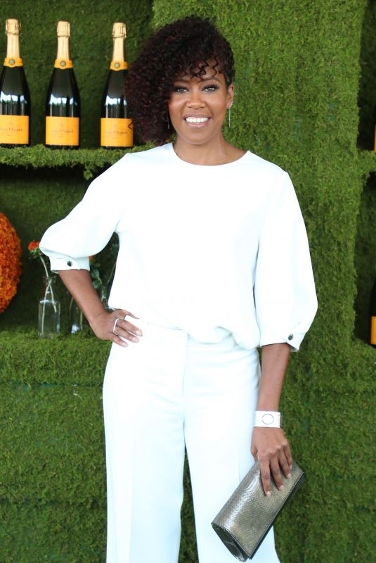 REGINA KING at 8th Annual Veuve Clicquot Polo Classic in Los Angeles 10/14/2017