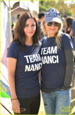 RENEE ZELLWEGER and COURTENEY COX at Annual LA County Walk to Defeat ALS 01/15/2017