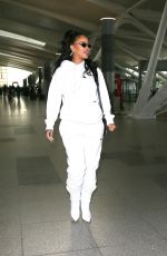 RIHANNA Arrives at JFK Airport in New York 10/13/2017