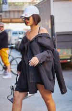 RIHANNA Arrives on th Set of a Photoshoot in New York 10/19/2017