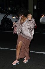 RIHANNA Arrives on th Set of a Photoshoot in New York 10/21/2017