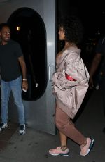 RIHANNA Arrives on th Set of a Photoshoot in New York 10/21/2017