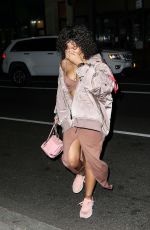 RIHANNA Arrives on th Set of a Photoshoot in New York 10/21/2017