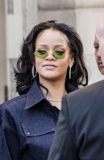 RIHANNA Heading for Her Fenty Galaxy Launch in New York 10/12/2017