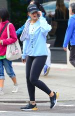 RIHANNA Heading to a Gym in New York 10/12/2017