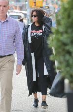 RIHANNA Heading to a Gym in New York 10/21/2017