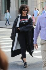 RIHANNA Heading to a Gym in New York 10/21/2017
