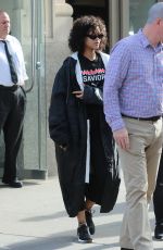 RIHANNA Heading to a Gym in New York 10/21/2017