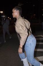 RIHANNA Night Out in New York 10/11/2017