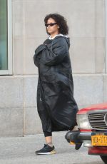 RIHANNA Out and About in New York 10/21/2017