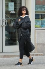 RIHANNA Out and About in New York 10/21/2017