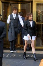 RILEY KEOUGH Leaves Hotel Le Bristol in Paris 10/02/2017