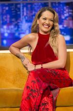 RITA ORA at Jonathan Ross Show in London 10/19/2017