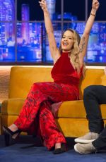 RITA ORA at Jonathan Ross Show in London 10/19/2017