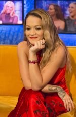 RITA ORA at Jonathan Ross Show in London 10/19/2017