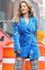 RITA ORA Filming a Video in New York 10/05/2017