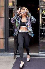 RITA ORA in Tights Leaves Her Hotel in New York 10/05/2017