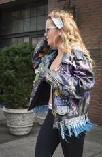 RITA ORA in Tights Leaves Her Hotel in New York 10/05/2017