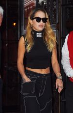 RITA ORA Leaves Bowery Hotel in New York 10/06/2017