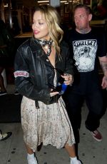 RITA ORA Leaves Shamrock Tattoo in Los Angeles 09/30/2017