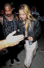 RITA ORA Leaves Shamrock Tattoo in Los Angeles 09/30/2017