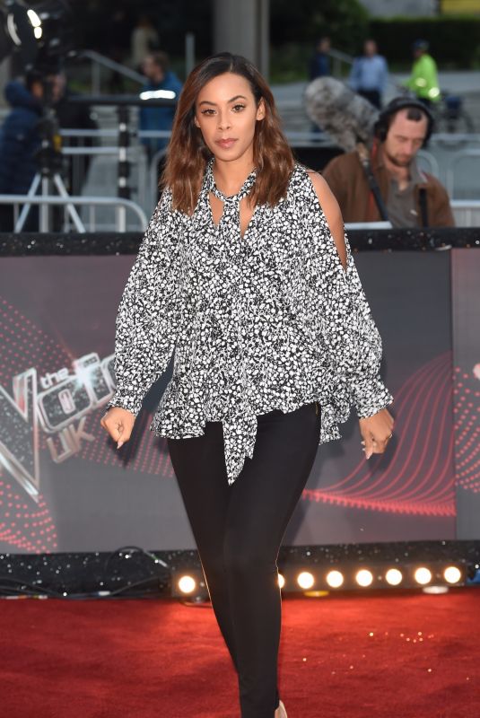 ROCHELLE HUMES at The Voice Photocall in Manchester 10/17/2017
