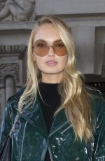 ROMEE STRIJD Arrives at Eelie Saab Fashion Show at Paris Fashion Week 09/30/2017