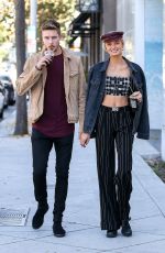 ROMEE STRIJD Out for Lunch at Zinque Cafe in West Hollywood 10/10/2017