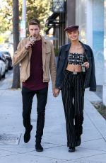 ROMEE STRIJD Out for Lunch at Zinque Cafe in West Hollywood 10/10/2017