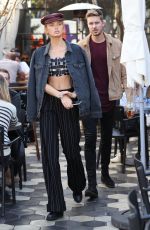 ROMEE STRIJD Out for Lunch at Zinque Cafe in West Hollywood 10/10/2017