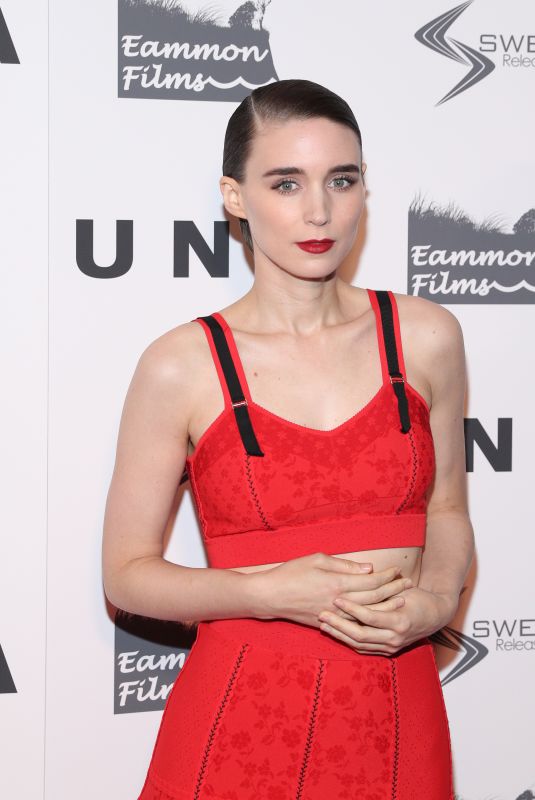 ROONEY MARA at UNA VIP Screening in New York 10/04/2017