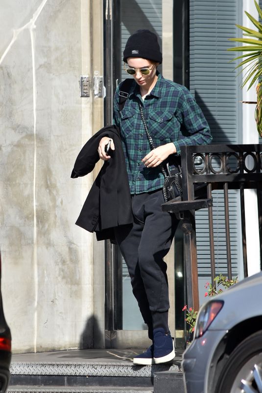 ROONEY MARA Out and About in West Hollywood 10/11/2017