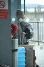 ROSE LESLIE at Heathrow Airport in London 10/08/2017