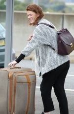 ROSE LESLIE at Heathrow Airport in London 10/08/2017