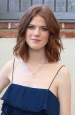 ROSE LESLIE at The Good Fight Press Conference in West Hollywood 10/12/2017