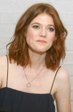 ROSE LESLIE at The Good Fight Press Conference in West Hollywood 10/12/2017