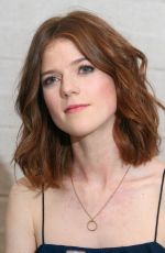 ROSE LESLIE at The Good Fight Press Conference in West Hollywood 10/12/2017