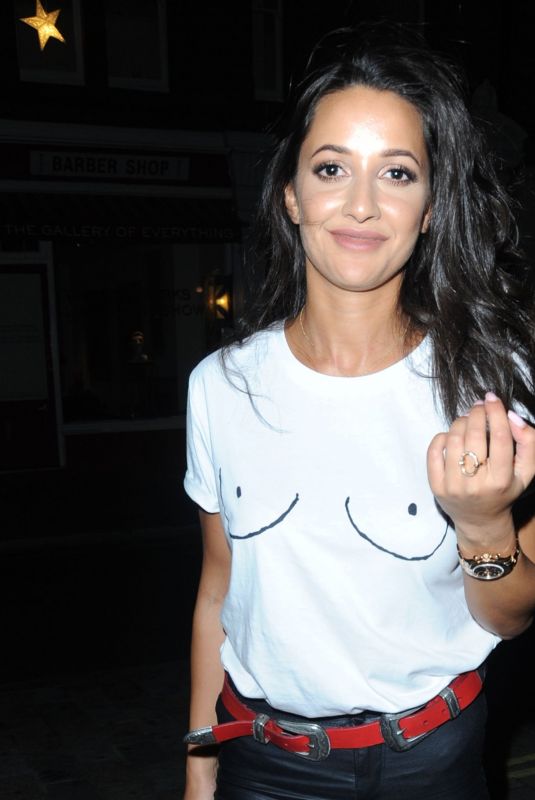 ROXIE NAFOUSI at Chiltern Firehouse in London 10/29/2017
