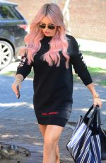 ROXY JACENKO Arrives at Her Ofiice in Paddington 10/24/2017