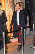 RUBY ROSE Arrives at Bulgari Flagship Store Opening in New York 10/20/2017